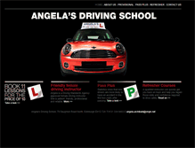 Tablet Screenshot of angelasdrivingschool.com